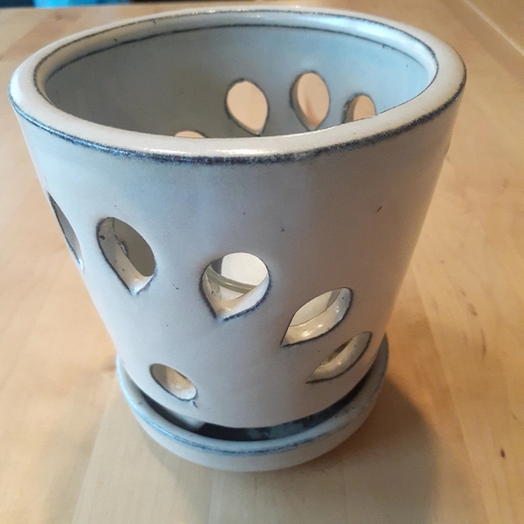 Ceramic Candle Lantern & Candles - Picture 7 of 8